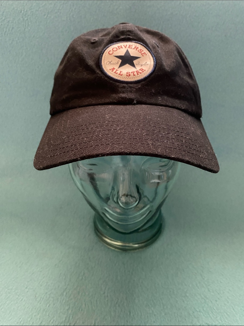 CONVERSE Tip off Chuck Taylor All Star Patch black baseball dad cap size OSFA